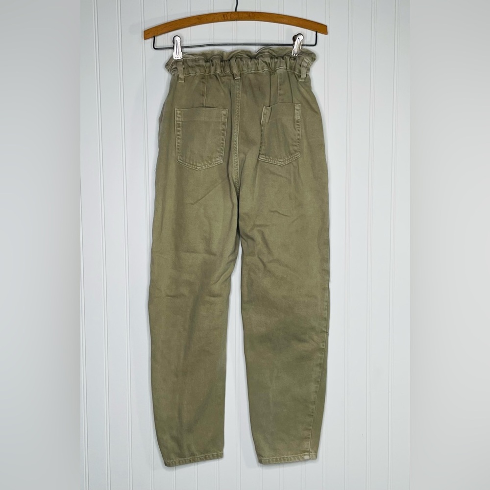 ZARA Paperbag Front Pocket Jeans - Picture 5 of 8